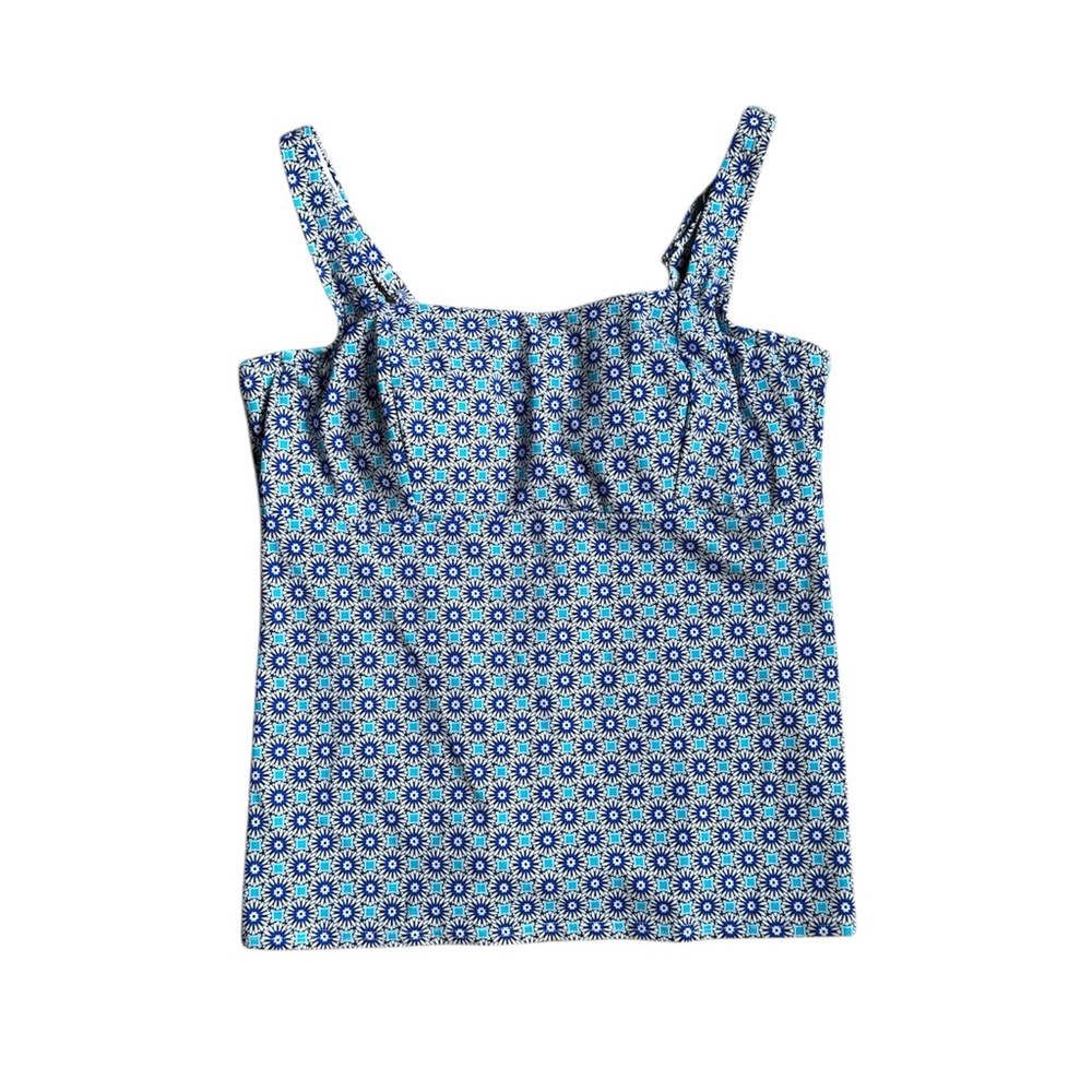 NWT Lands' End Geometric Tankini